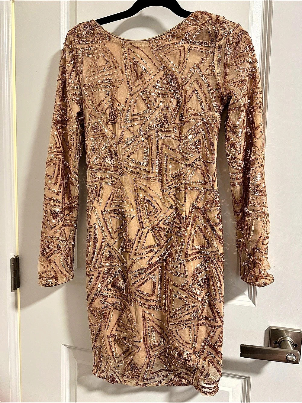 Fashion Nova Party Favor Dress Sequin Mini Dress Pink Small NWT